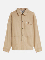 Cotton Linen Twill Worker Jacket