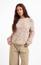 Maisey Multi Color Crewneck Sweater