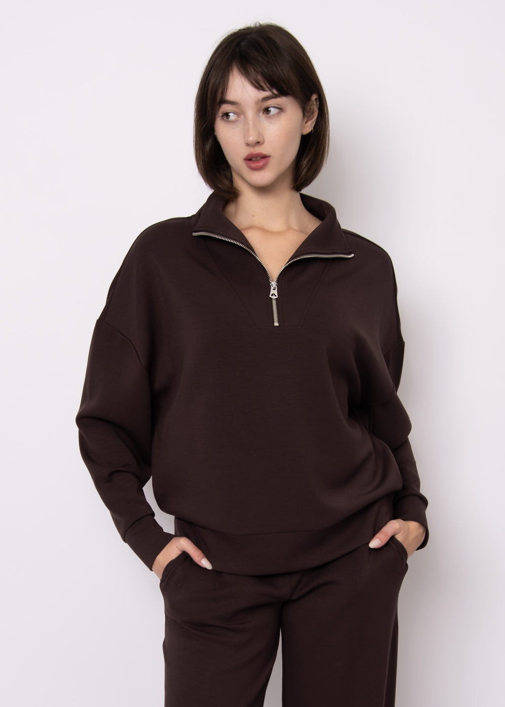 Seanni Soft Knit Half Zip Pullover