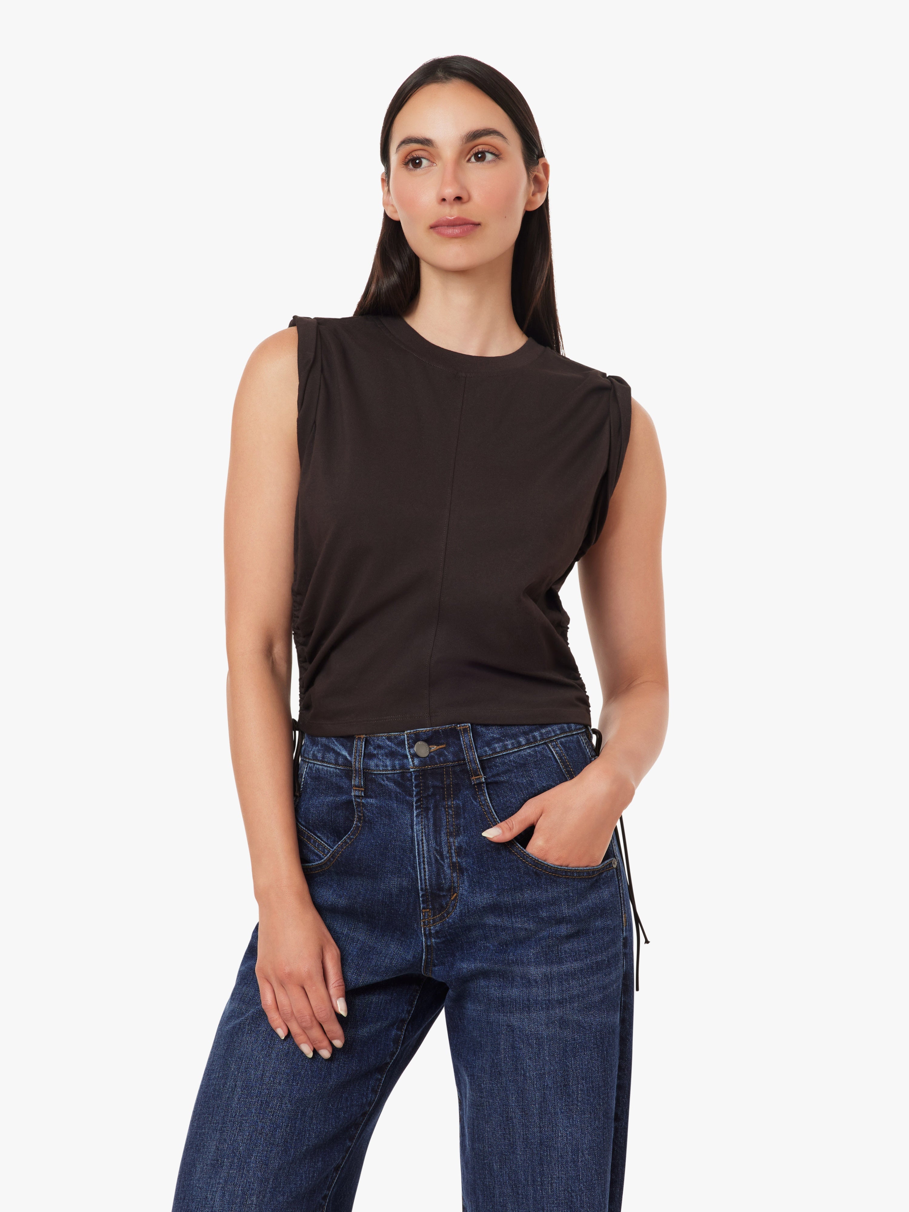 The Luna Top- Chocolate