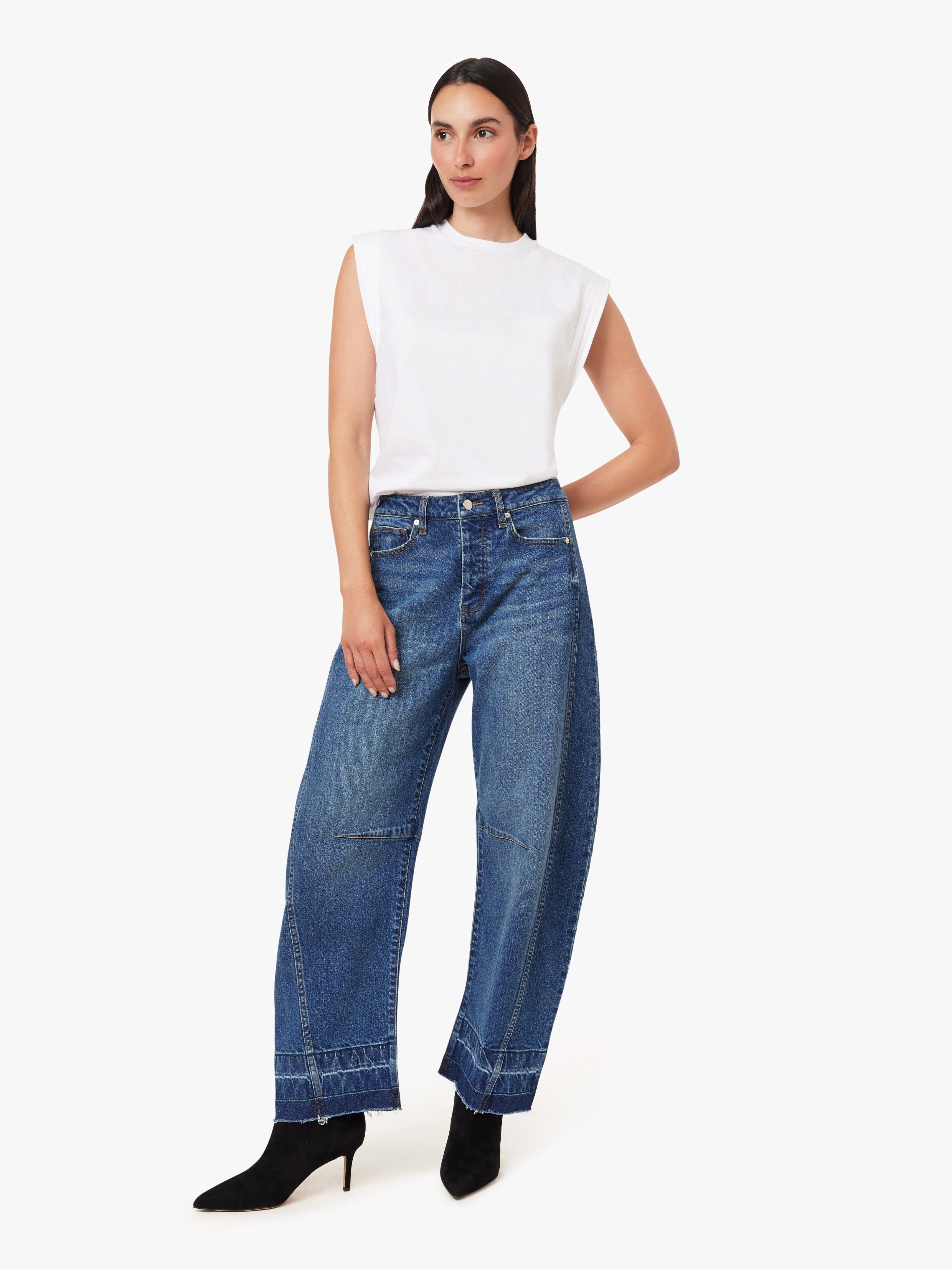 Harper Cropped Barrel-Bay