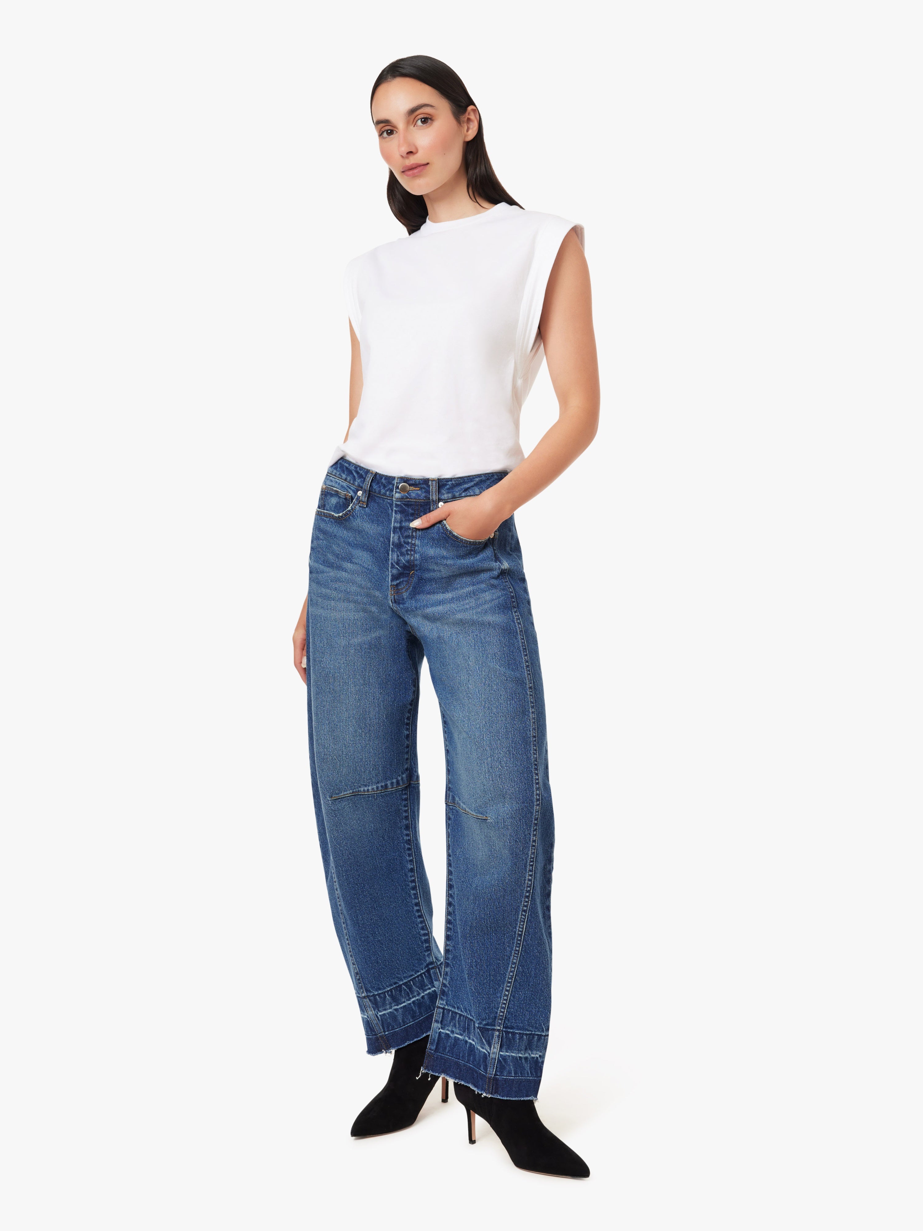 Harper Cropped Barrel-Bay