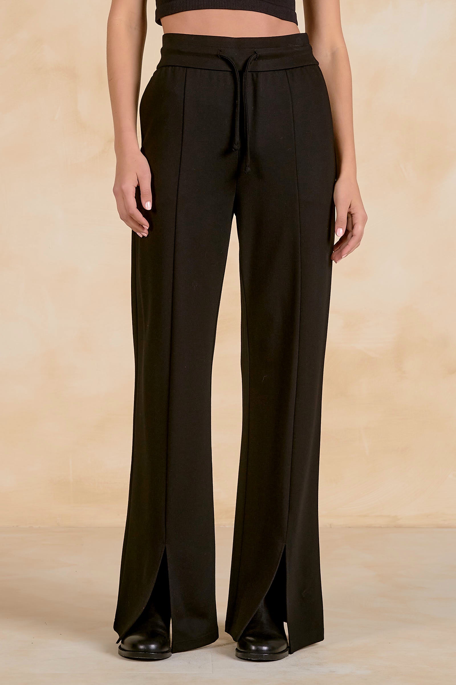 Drawstring Pant With Seam