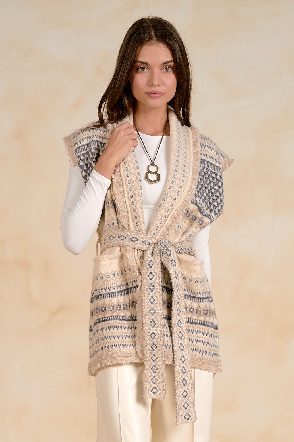 Sleeveless Cardi