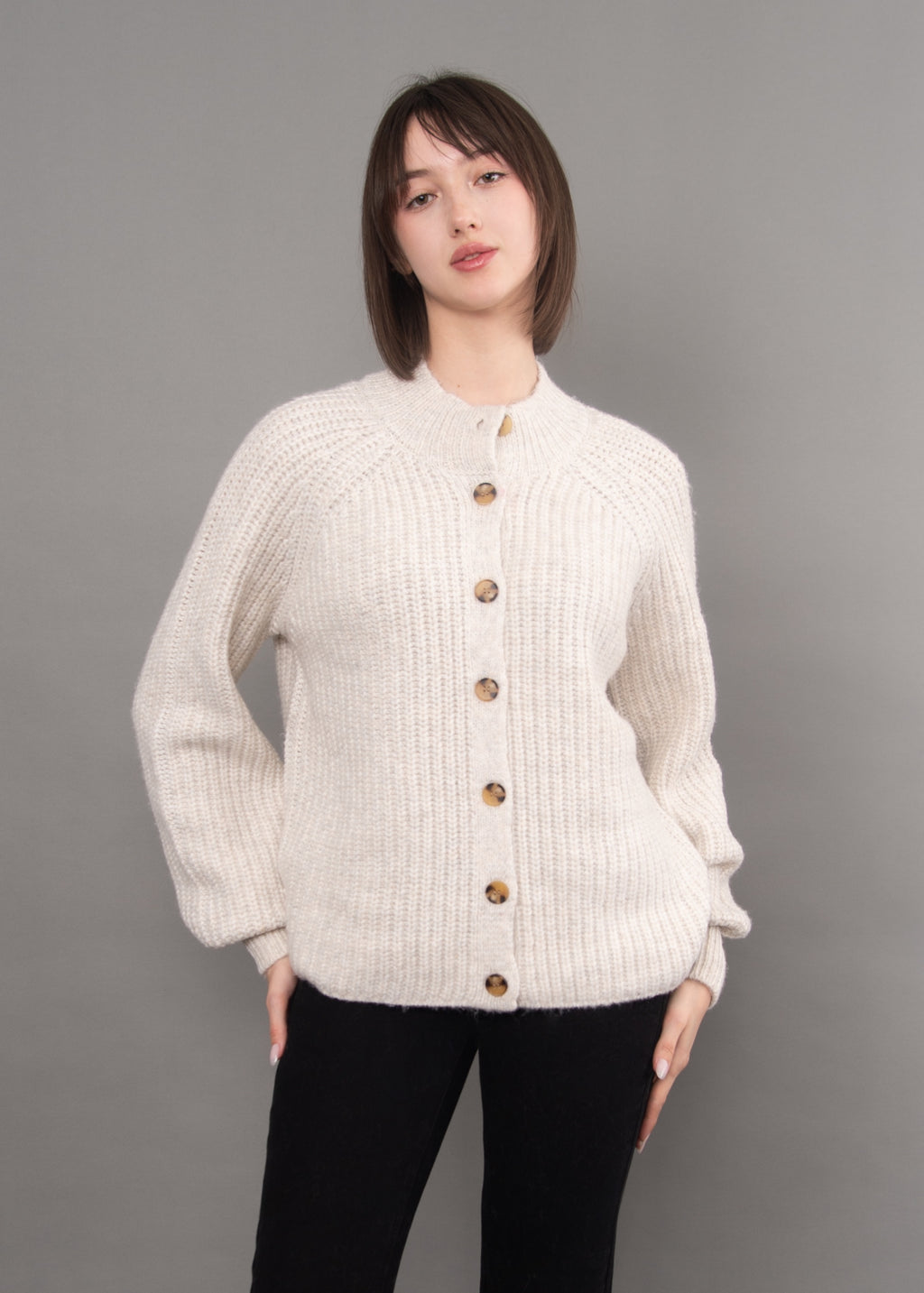 Amaryllis Button Front Cardigan