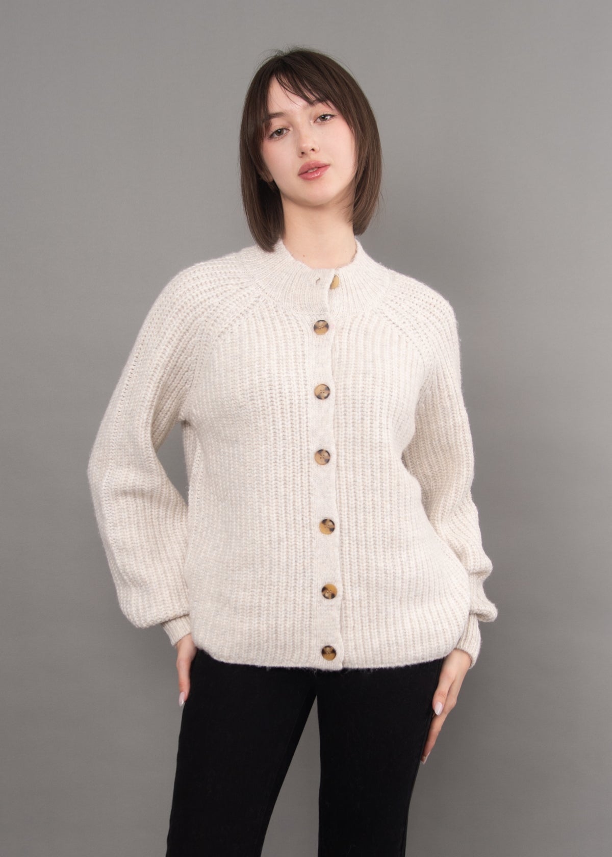 Amaryllis Button Front Cardigan