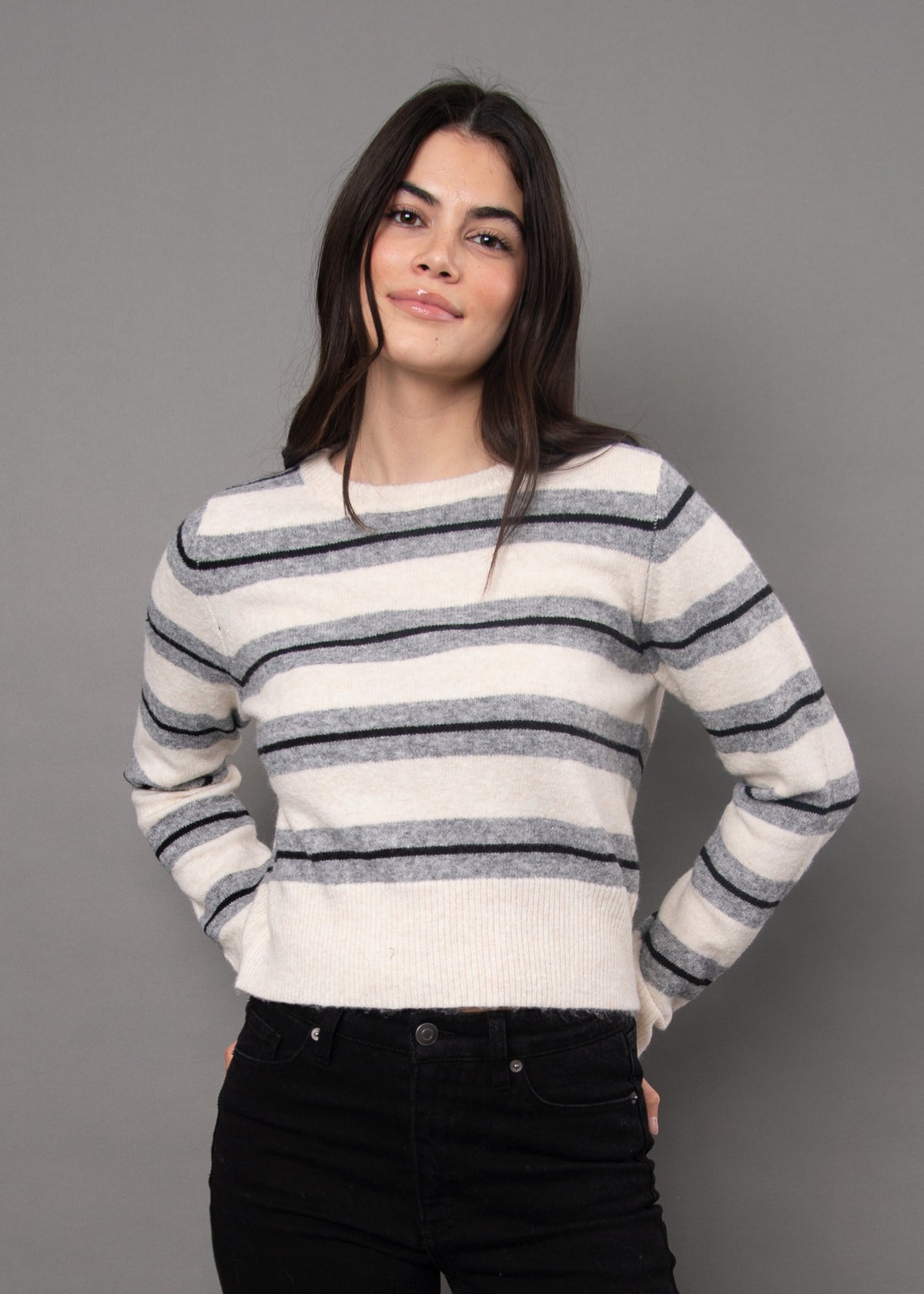 Kaya Stripe Pull-Over