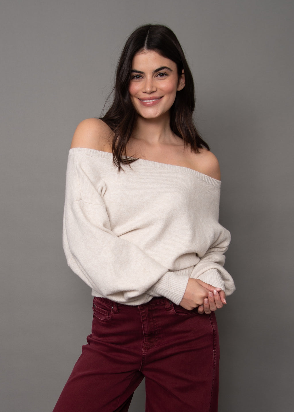 Nilamani Boatneck Pull-Over Sweater