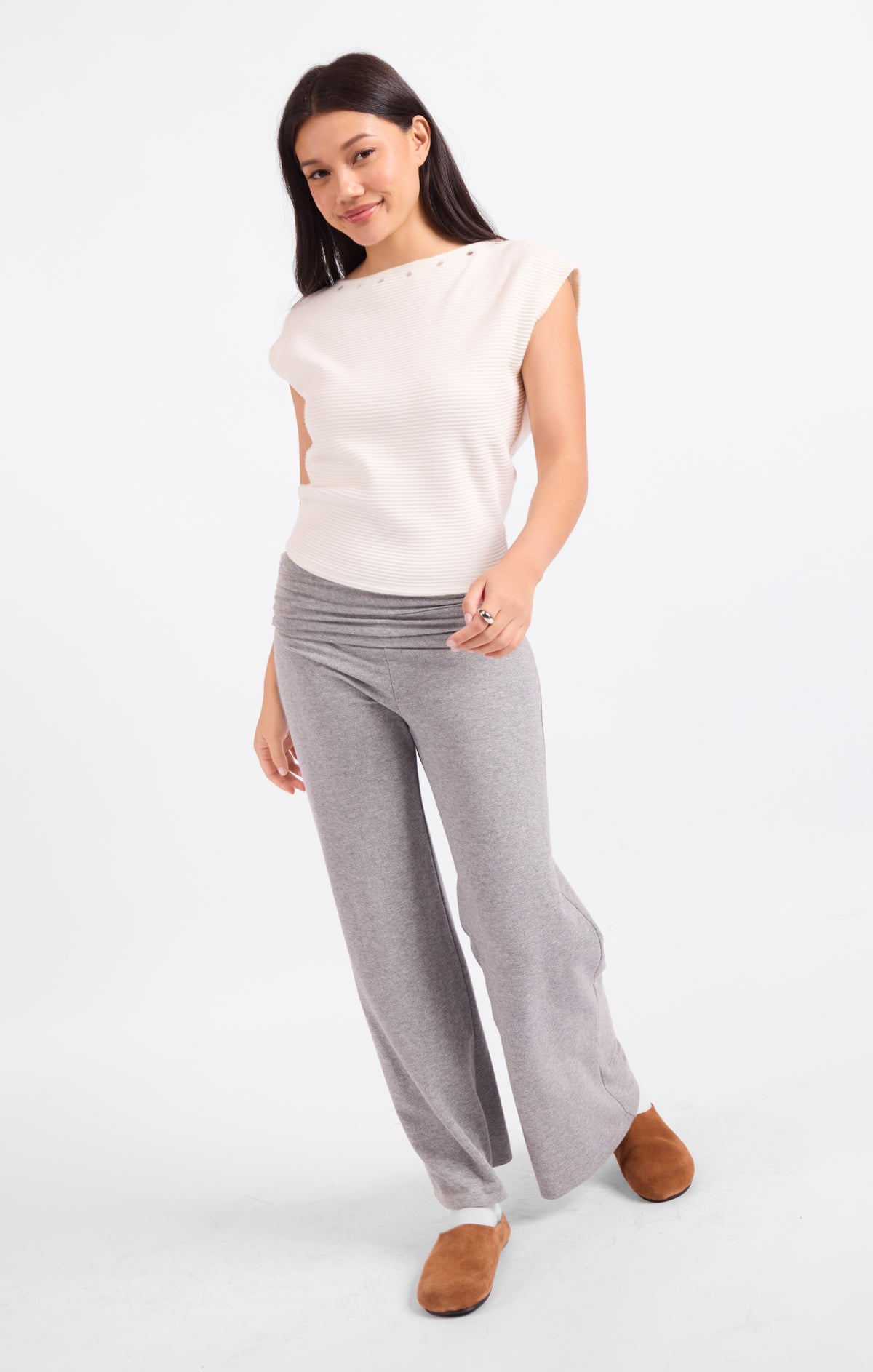 Page Turner Fold-over Pants
