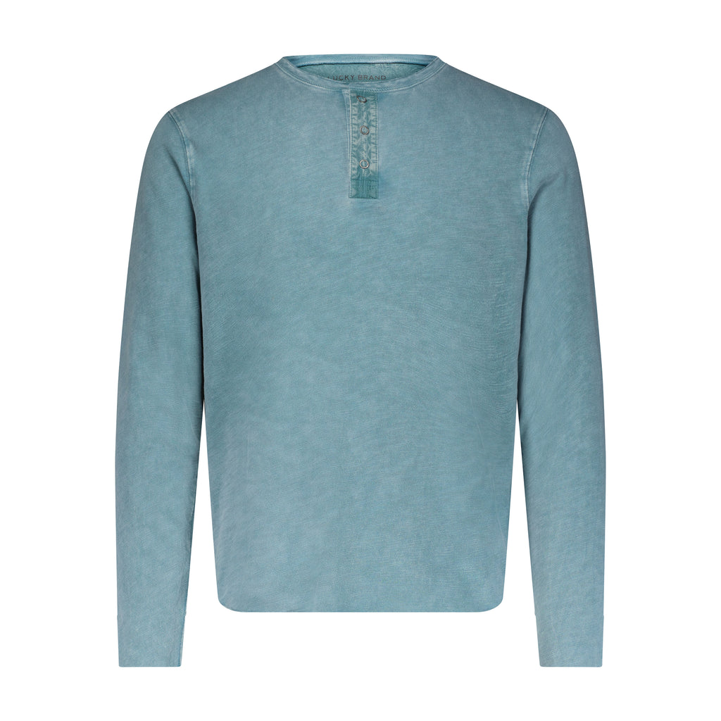 Weekend Slub Jersey Long Sleeve Henley