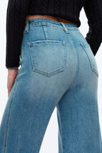 High Rise Wide Leg Denim