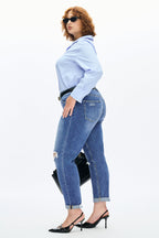 Plus High Rise Boyfriend