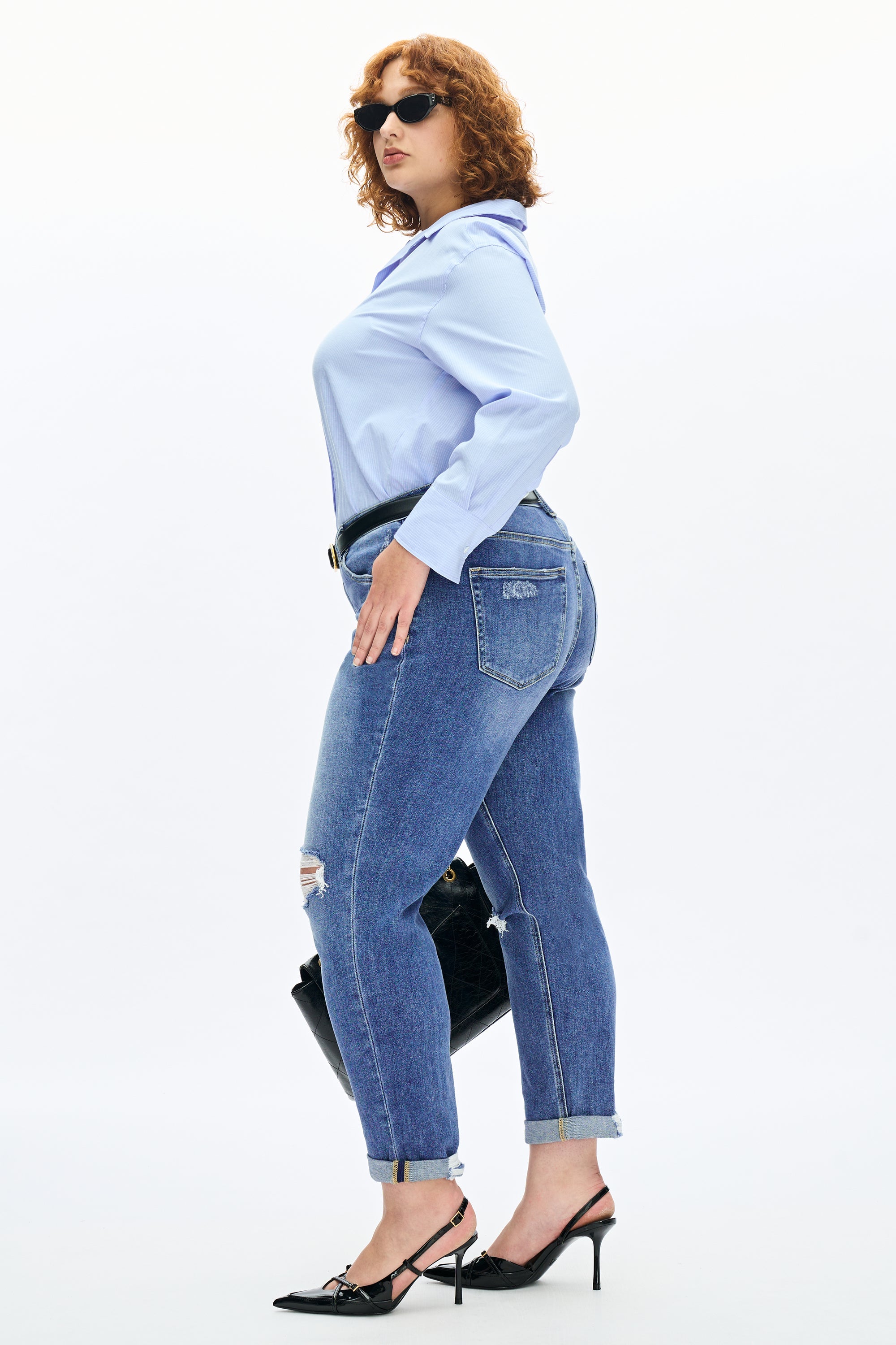 Plus High Rise Boyfriend