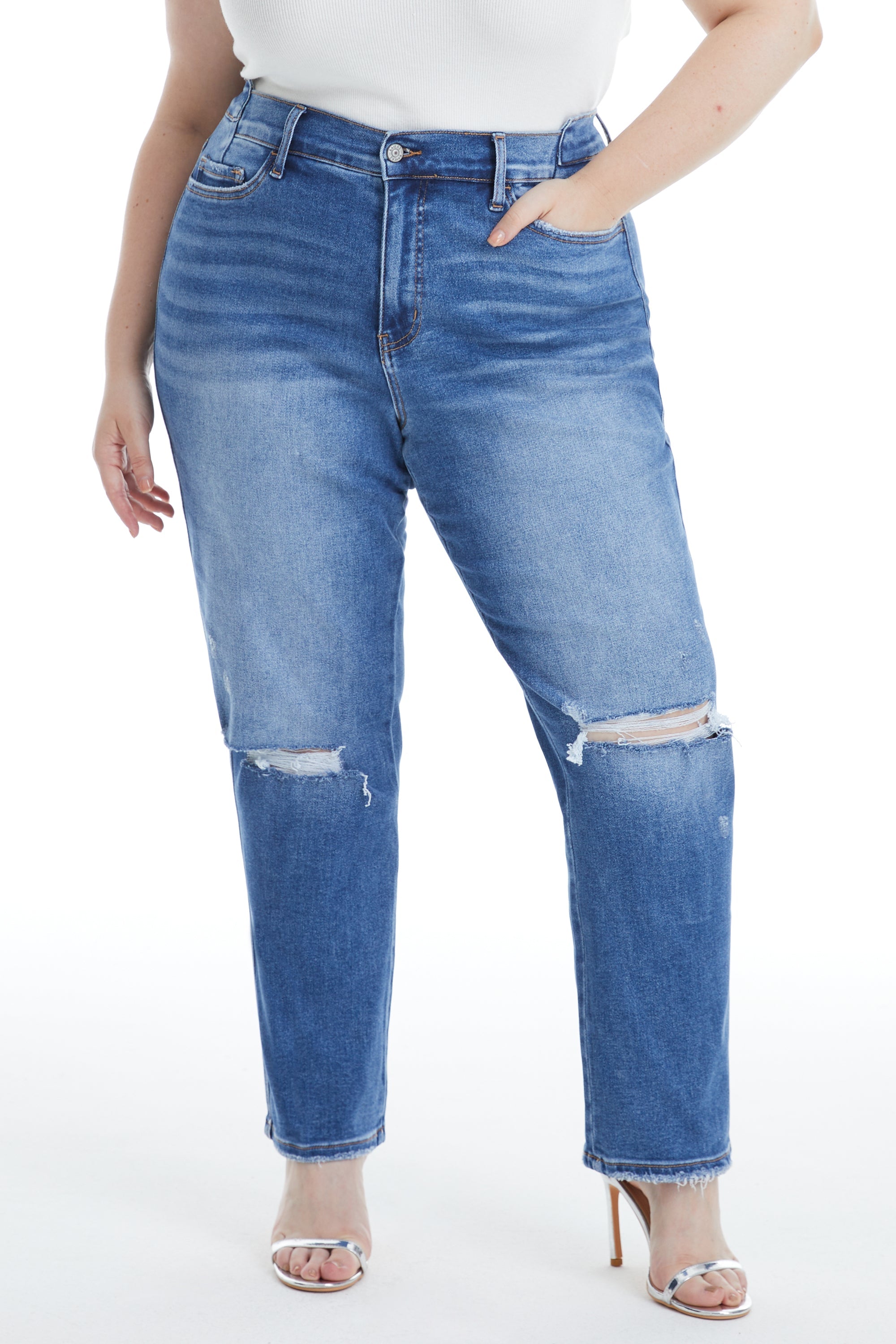 Plus High Rise Straight