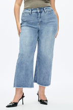 Plus High Rise Wide Leg