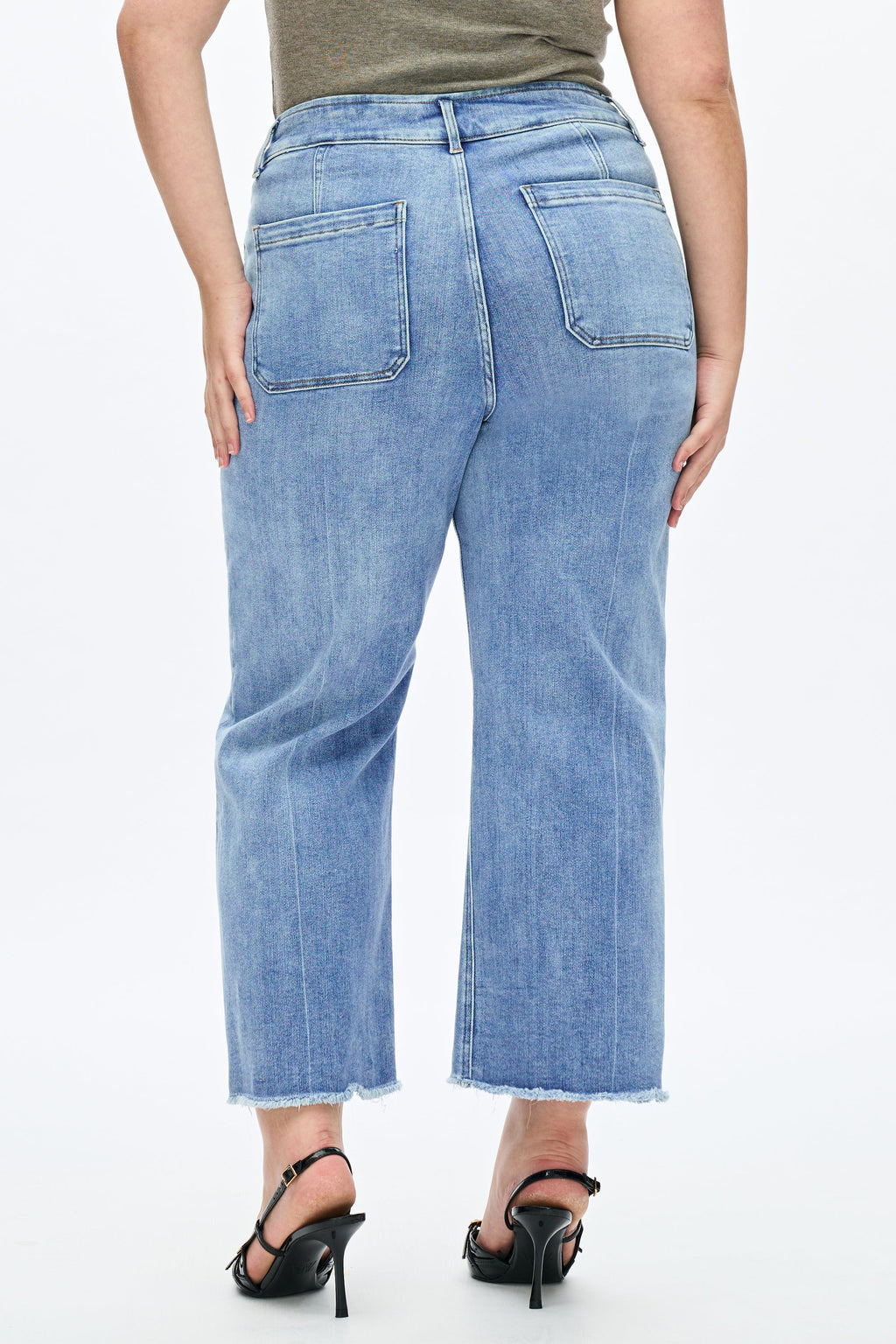 Plus High Rise Wide Leg