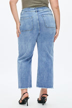 Plus High Rise Wide Leg