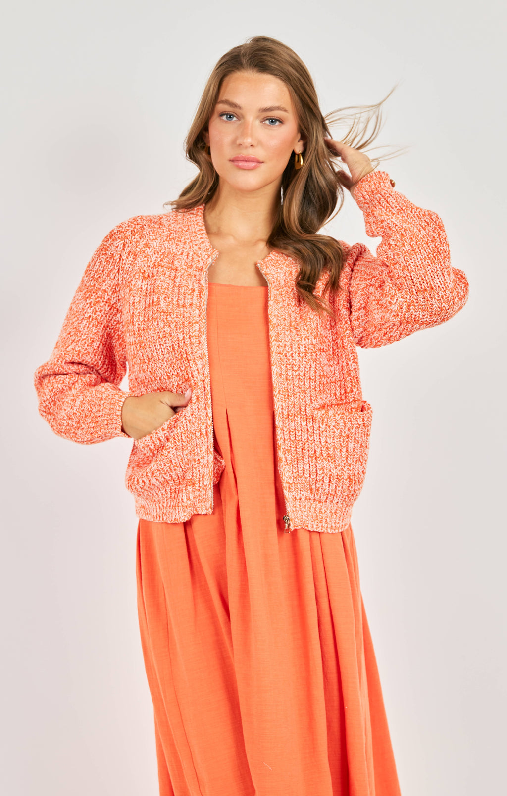 Weston Zip Up Sweater
