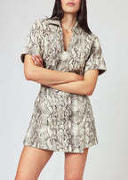 Snakeskin Skort