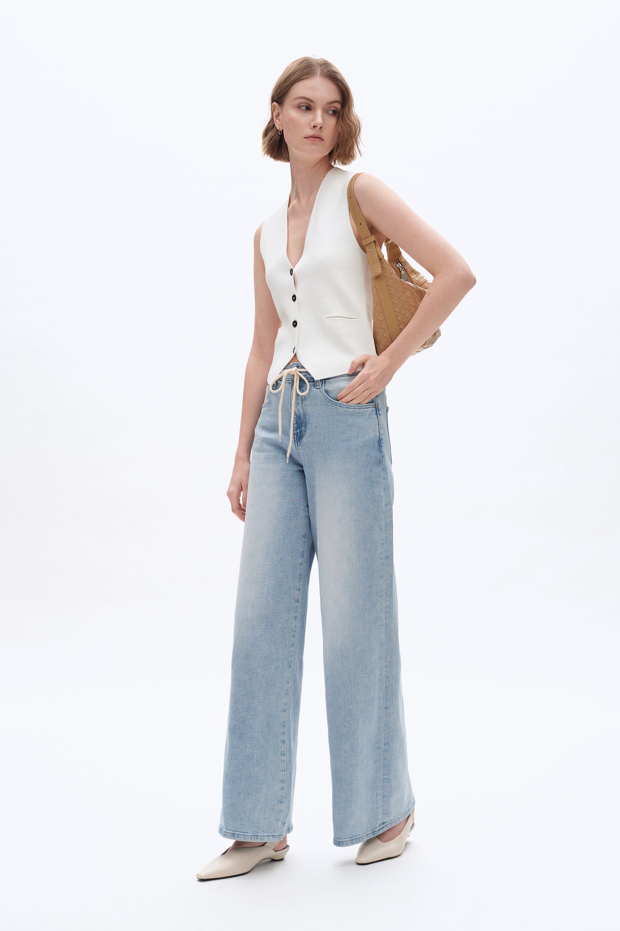 Highrise Drawstring Baggy