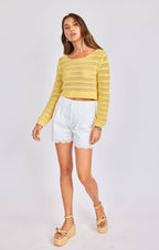 Jammin Cropped Sweater