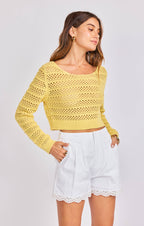 Jammin Cropped Sweater