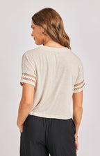 Sonora Sleeve Trim Tee