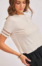 Sonora Sleeve Trim Tee