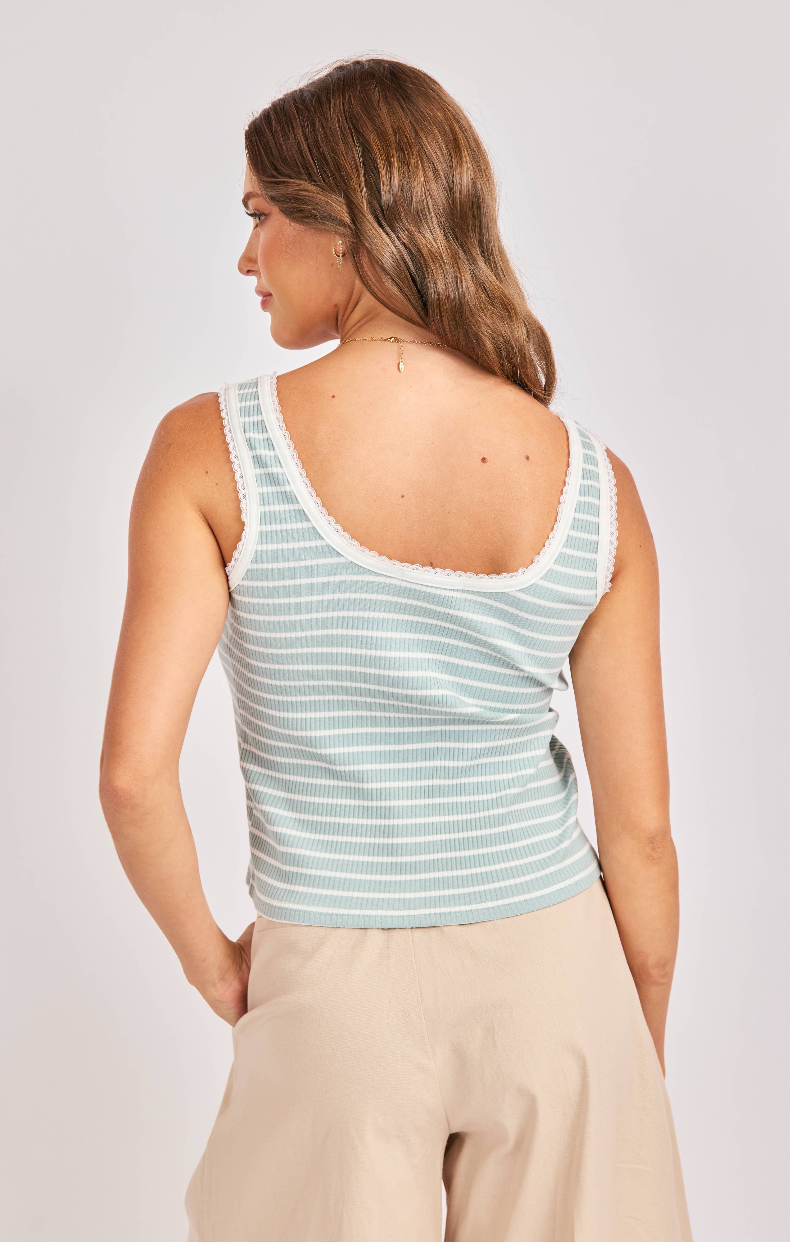 Deja Vu Stripe Tank