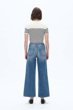 Lisa Mid Rise Wide Leg