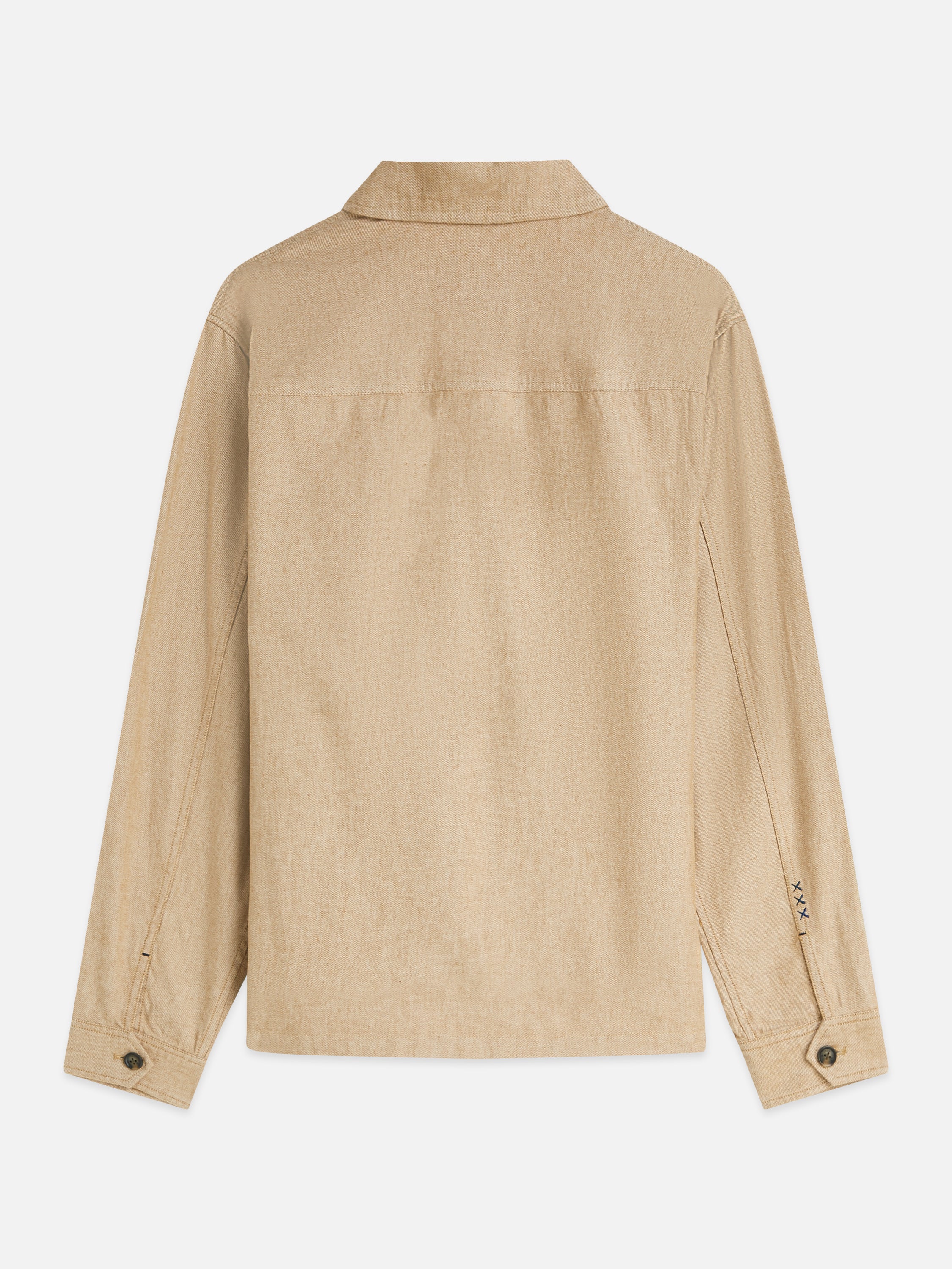 Cotton Linen Twill Worker Jacket