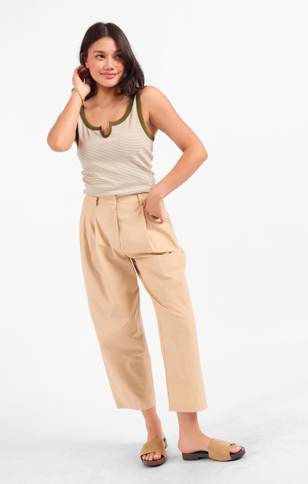On My Mind Pleated Pants