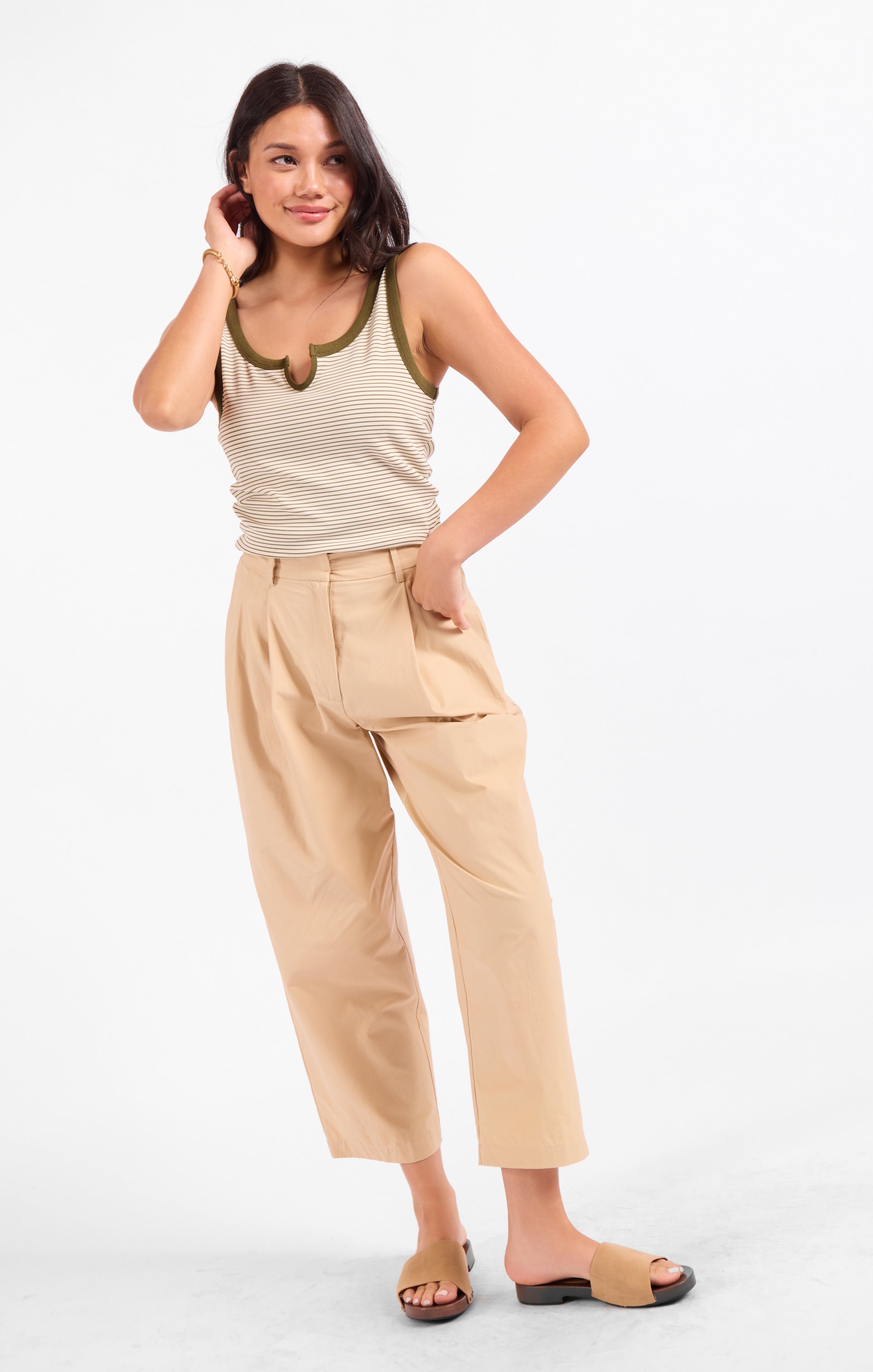 On My Mind Pleated Pants