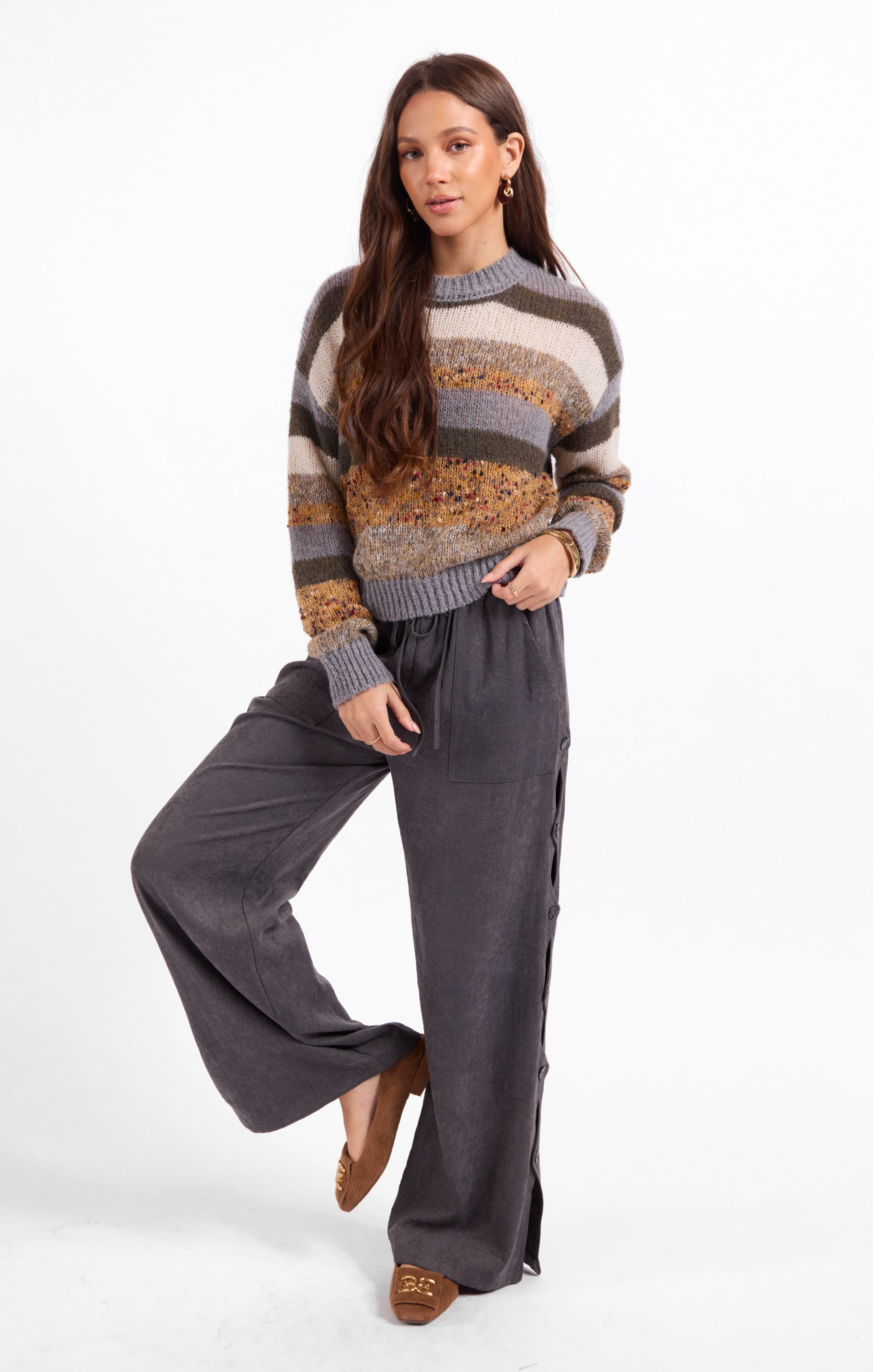 Daffodil Stripe Sweater