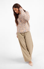 Maisey Multi Color Crewneck Sweater