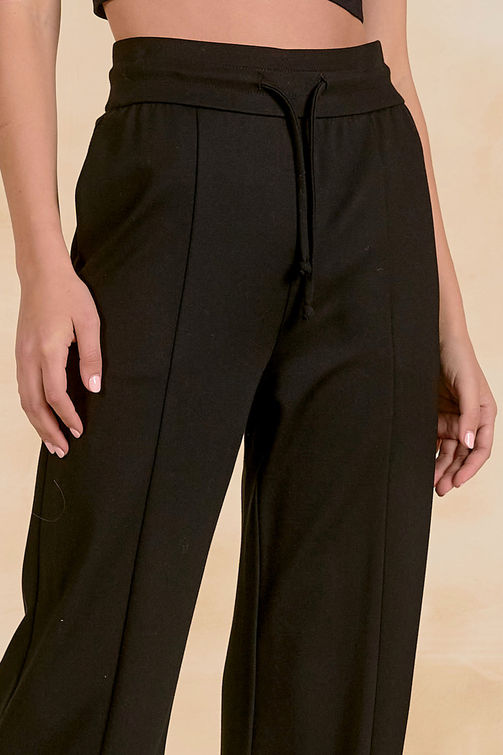 Drawstring Pant With Seam