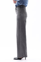 Gray High Rise Wide Leg