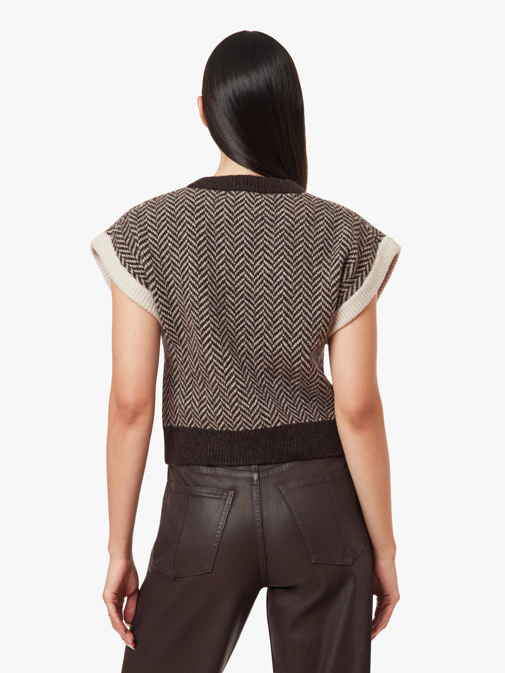 Herringbone Sweater Vest