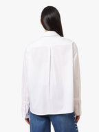 Cinched Cuff Poplin Shirt