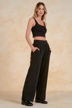 Black Pull-On Pant