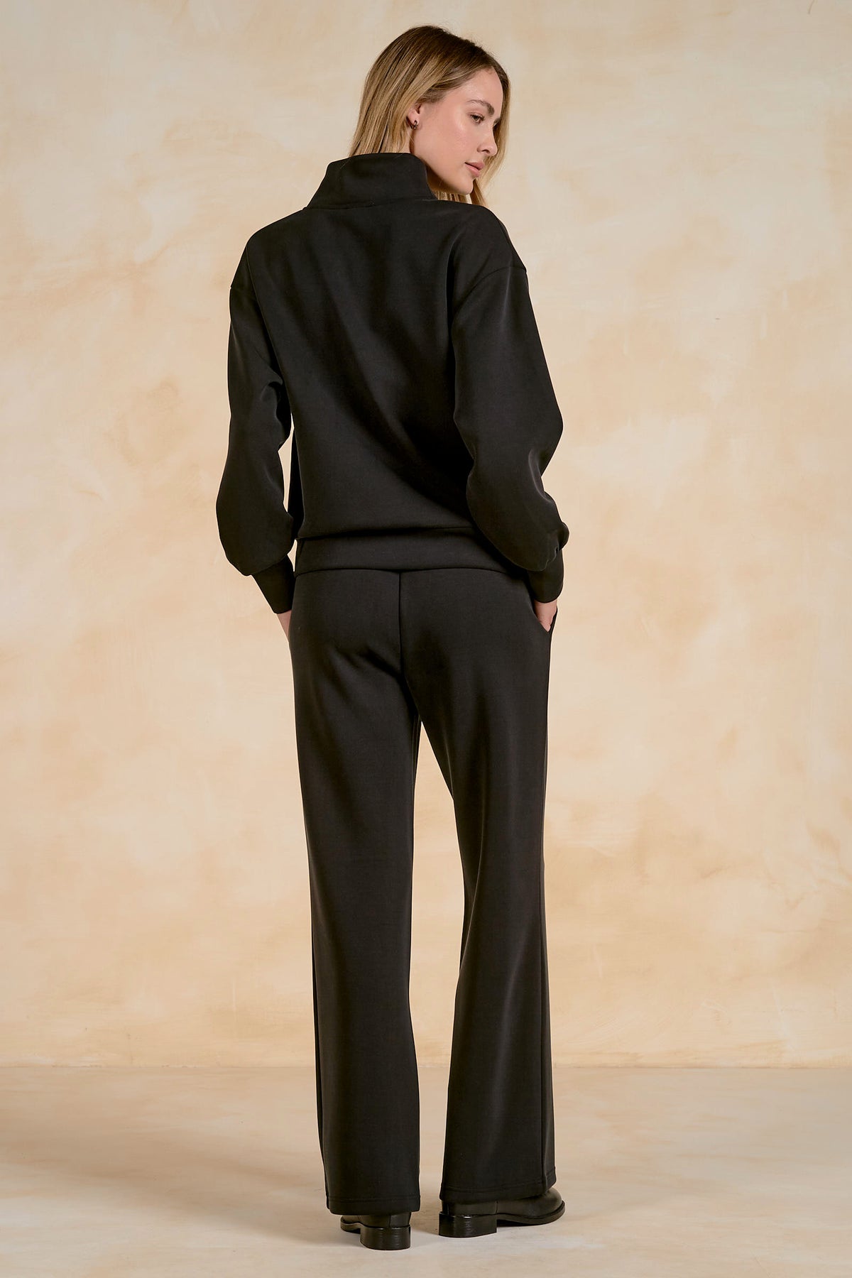 Black Quarter-Zip