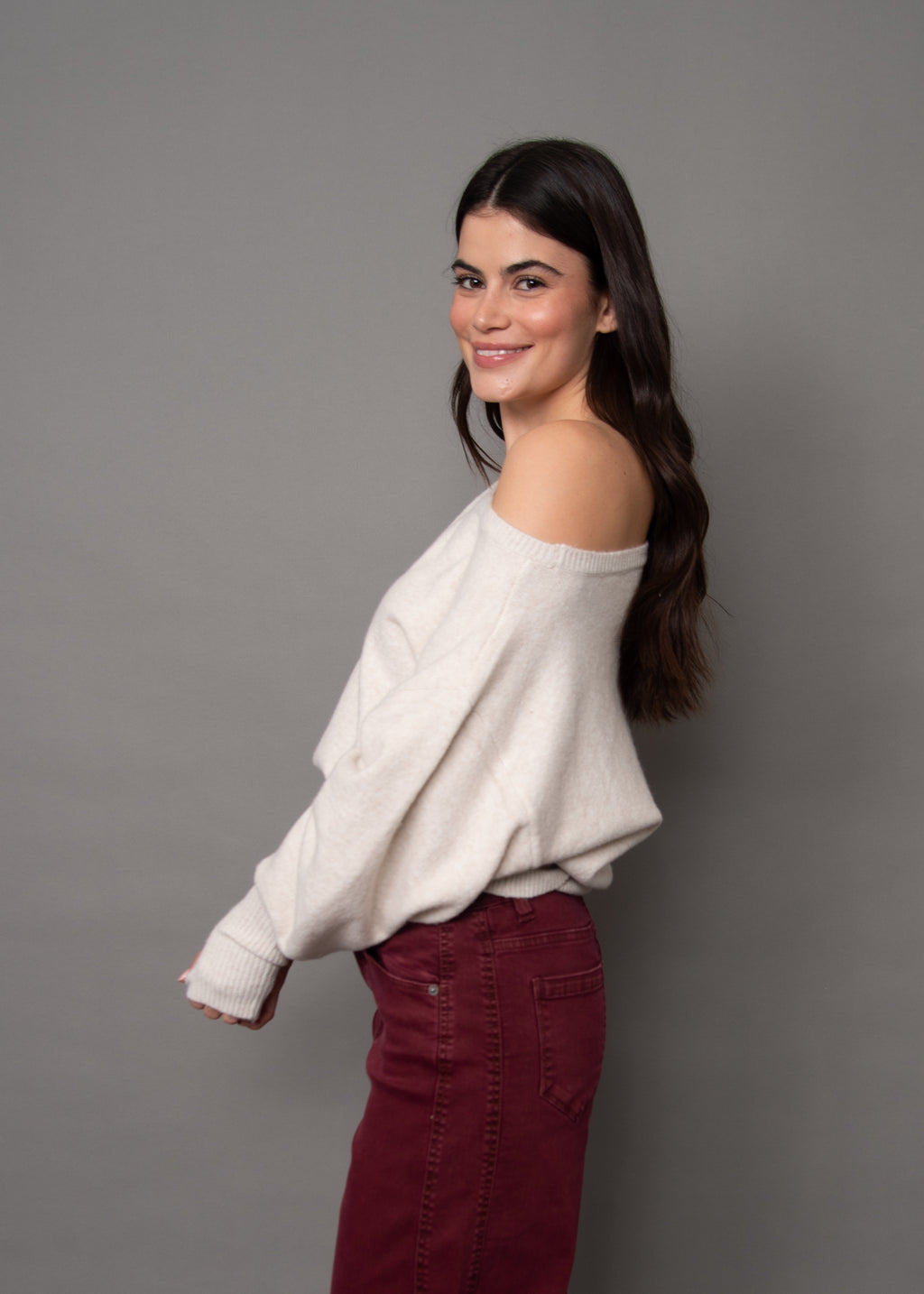 Nilamani Boatneck Pull-Over Sweater