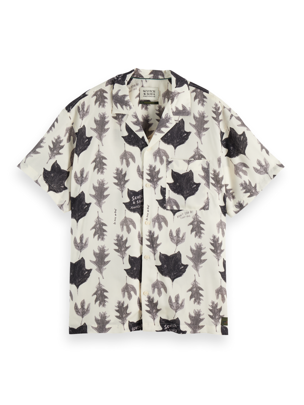 Short Sleeved Tencel Aop Shirt