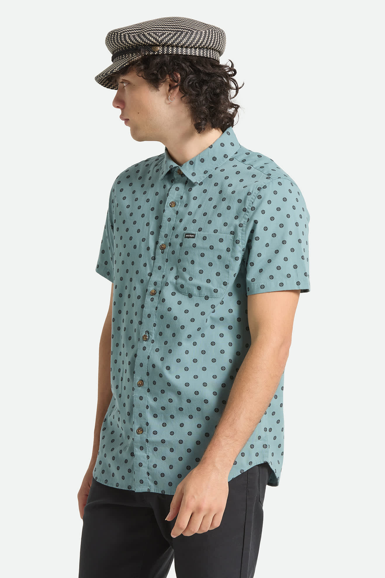 Charter Print Short Sleeve-Micro Street Tile